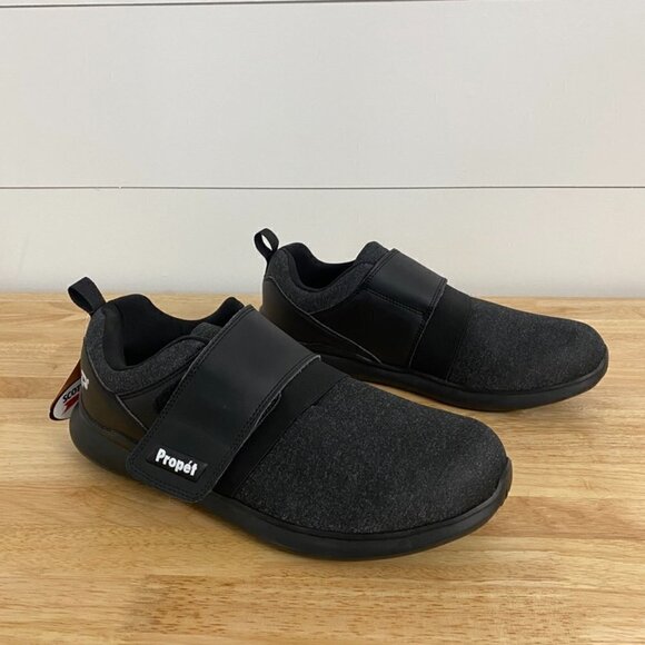 Propet Black Viator Mod Monk Sneakers, Size 11(5E) Extra Wide - Picture 5 of 13